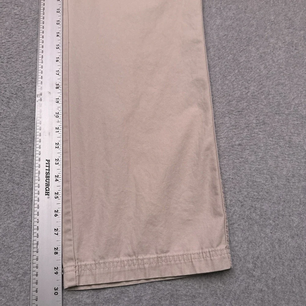 Columbia‎ Flex ROC Pants Men's 33x30 Beige Hiking Utility Heavyweight Cotton